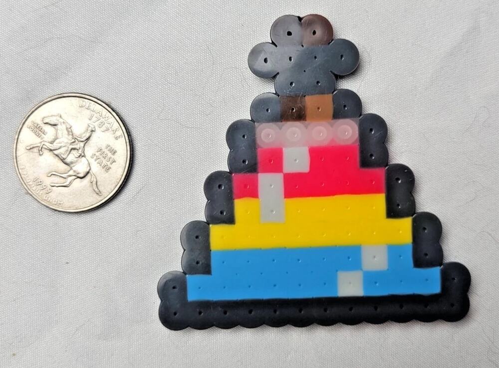 Pansexual LGBT Potion Perler Pixel Art
